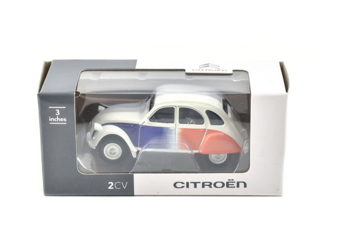 Citroën 2cv cocorico blanche 1/64 – Image 2